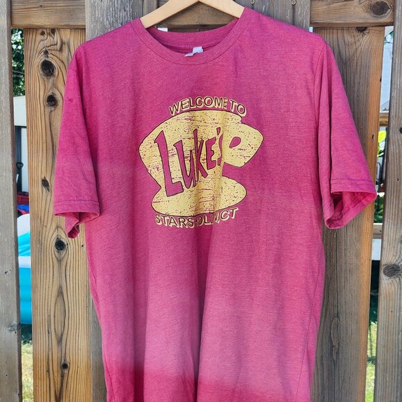 GILMORE GIRLS Stars Hallow Luke's Diner T-Shirt Women's Size XL - Picture 2 of 7